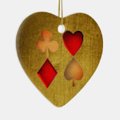 De vier pakken, keramisch ornament (Rechts)