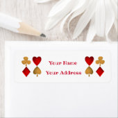 De vier pakken, persoonlijk etiket (Insitu)