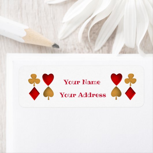 De vier pakken, persoonlijk etiket (Insitu)