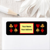 De vier pakken, persoonlijk etiket (Insitu)