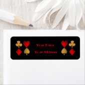 De vier pakken, persoonlijk etiket (Insitu)