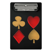 De vier pakken, persoonlijk mini klembord (Voorkant)