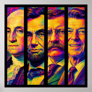 De Vier Presidenten  Poster
