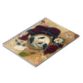 De vier raven met rode rozen notitieboek (Linkerzijde)