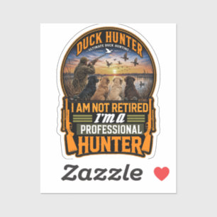 De Vier Retrievers – Eendenjacht Sticker
