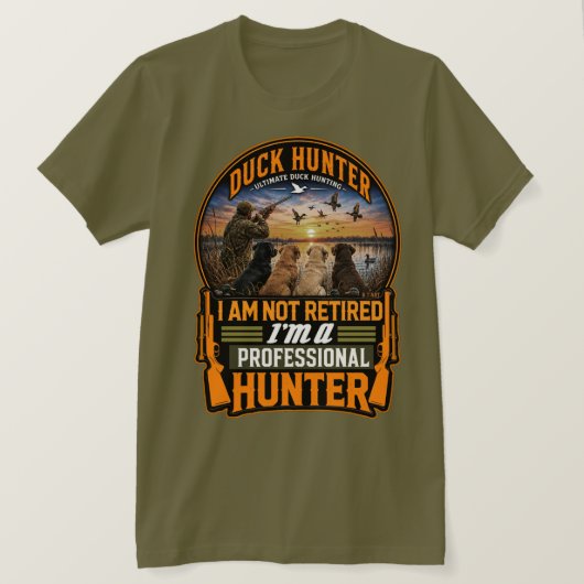 De Vier Retrievers – Eendenjacht T-shirt (Design voorkant)