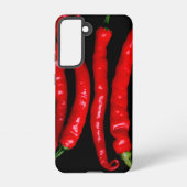 De vier rode Chilies Samsung Galaxy Hoesje (Achterkant)