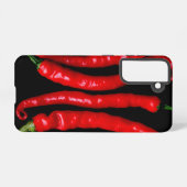 De vier rode Chilies Samsung Galaxy Hoesje (Achterkant horizontaal)