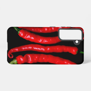 De vier rode Chilies Samsung Galaxy Hoesje