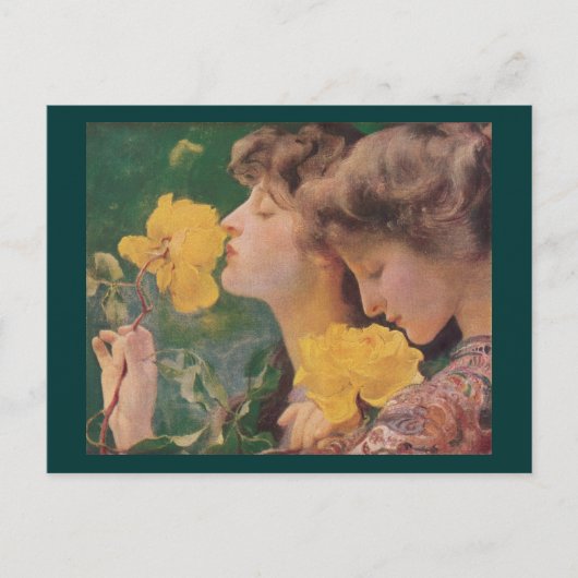 De vier Rozen van Frant Dvorak Briefkaart (Voorkant)