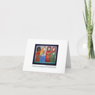 De vier Ruiters ontmoeten Hun Gelijke Kaart