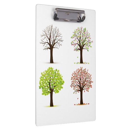 De vier seizoenen bomen klembord (Rechts)
