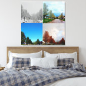 DE VIER SEIZOENEN CANVAS AFDRUK (Insitu (Slaapkamer))