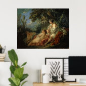 De vier seizoenen, de zomer - François Boucher Poster (Thuiskantoor)