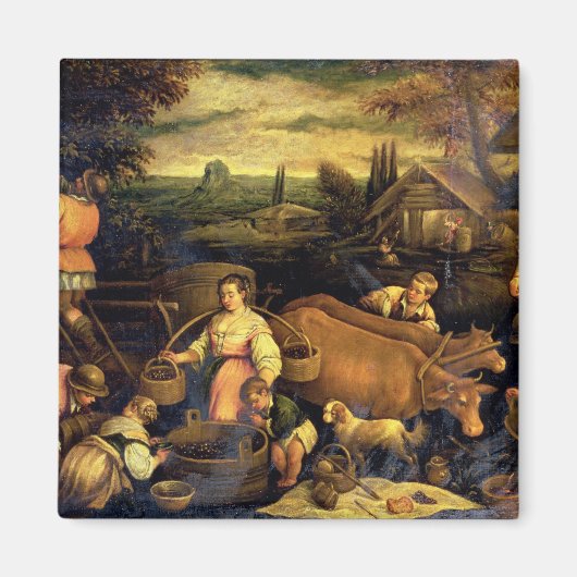 De vier seizoenen: herfst magneet (Voorkant)