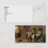 De vier seizoenen, herfst (olie op canvas) (zie 16 visitekaartje (Voorkant / Achterkant)