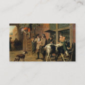 De vier seizoenen, herfst (olie op canvas) (zie 16 visitekaartje (Achterkant)