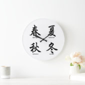 De vier seizoenen, Japanse Kanji Grote Klok (Huis)