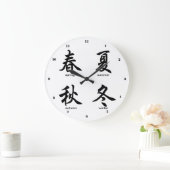 De vier seizoenen, Japanse Kanji Grote Klok (Huis)