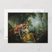 De vier seizoenen, lente - François Boucher Briefkaart (Voorkant / Achterkant)