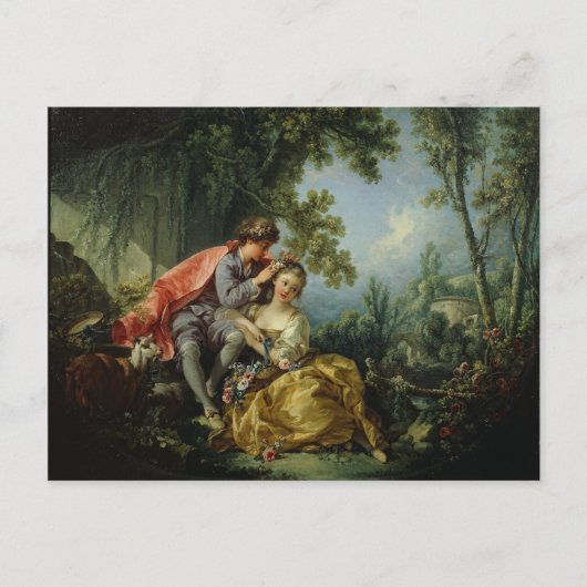 De vier seizoenen, lente - François Boucher Briefkaart (Voorkant)