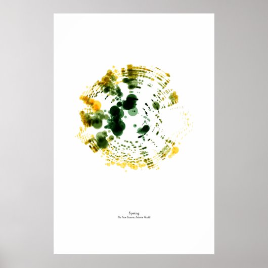 De vier seizoenen - Lente (kleur) Poster (Voorkant)