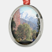 De vier seizoenen metalen ornament (Links)