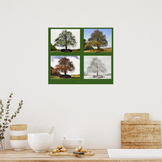 De vier seizoenen poster (Keuken)