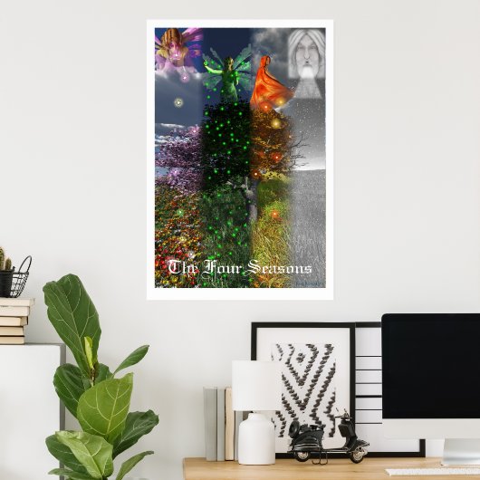 De vier seizoenen poster (Thuiskantoor)