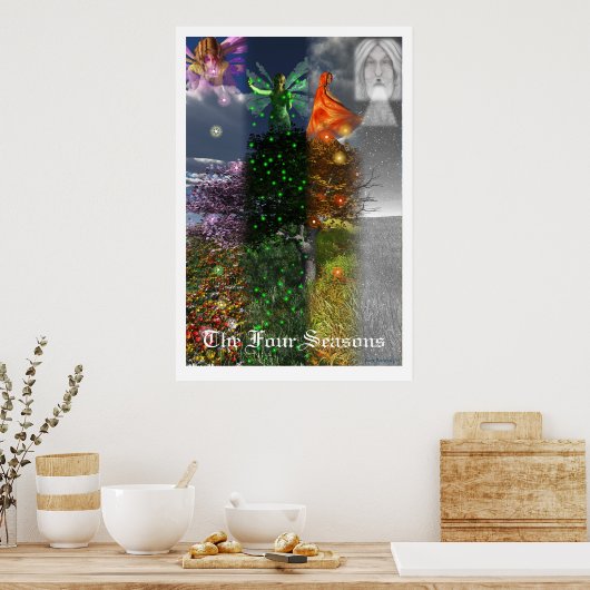 De vier seizoenen poster (Keuken)