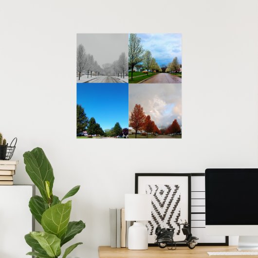 DE VIER SEIZOENEN POSTER (Thuiskantoor)