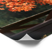 De vier seizoenen - Poster in het najaar (Hoek)