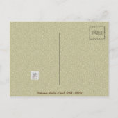 De vier seizoenen (serie 1897) van Alphonse Mucha Briefkaart (Achterkant)