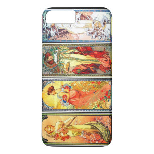De Vier Seizoenen serie 3 van Mucha Case-Mate iPhone Case