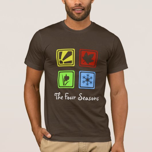 De vier seizoenen t-shirt (Voorkant)