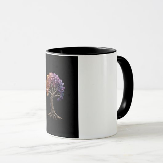 De vier seizoenen Tree of Life Coffee Mok (Voorkant rechts)