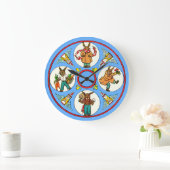 de vier seizoenen van een bunny grote klok (Huis)