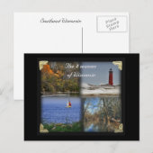 De vier seizoenen van Wisconsin Briefkaart (Voorkant / Achterkant)