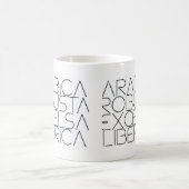 De vier soorten koffie koffiemok (Center)