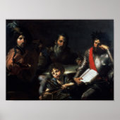 De vier tijdperken van Man, c.1626-7 Poster (Voorkant)