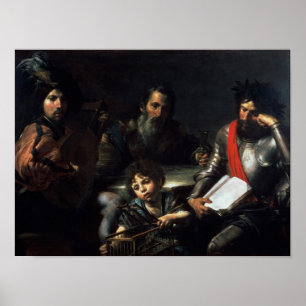 De vier tijdperken van Man, c.1626-7 Poster