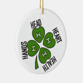 De vier uur keramisch ornament (Rechts)