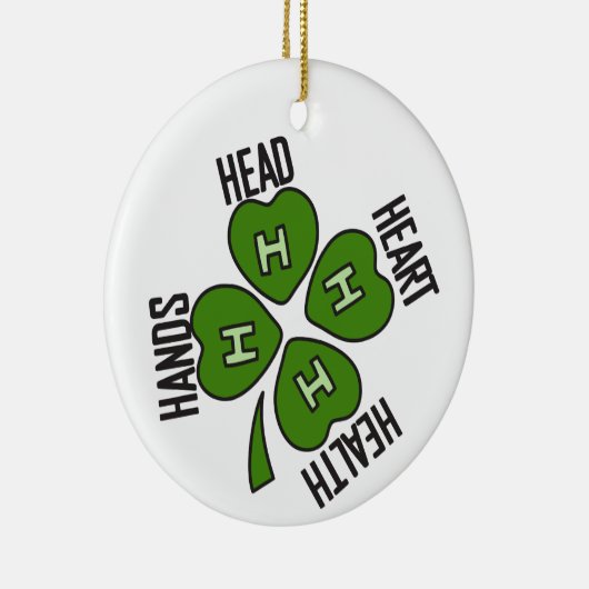 De vier uur keramisch ornament (Rechts)