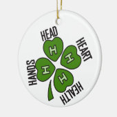 De vier uur keramisch ornament (Links)