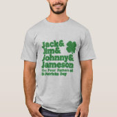 De vier vaders van St. Patrick's Day T-shirt (Voorkant)