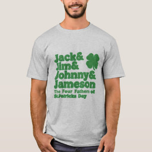 De vier vaders van St. Patrick's Day T-shirt