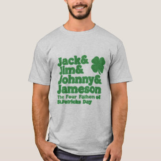 De vier vaders van St. Patrick's Day T-shirt