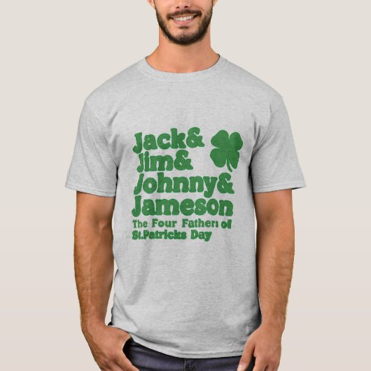 De vier vaders van St. Patrick's Day T-shirt (Voorkant)
