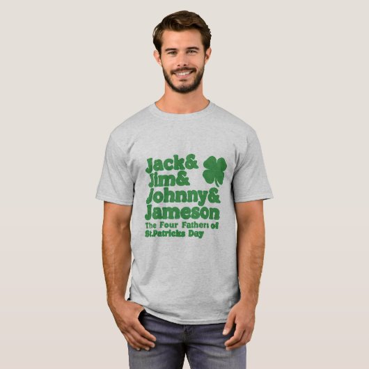 De vier vaders van St. Patrick's Day T-shirt (Voorkant volledig)