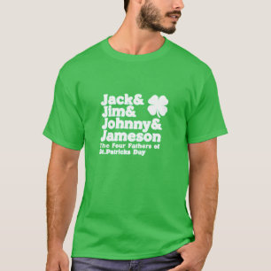 DE VIER VADERS VAN ST. PATRICK'S DAY T-SHIRT